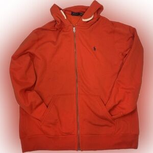 Polo Ralph Lauren Full Zip Hoodie XXL | Bright Orange | NWOT